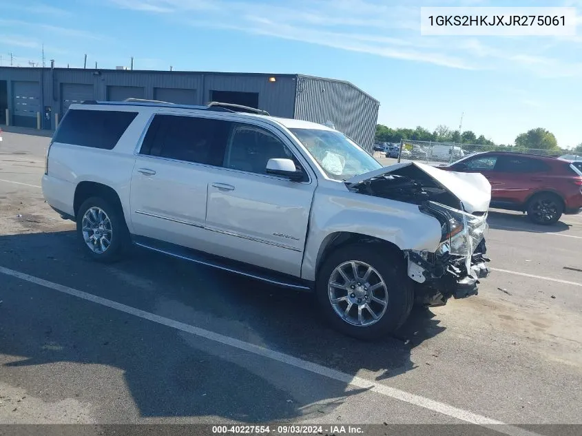 2018 GMC Yukon Xl Denali VIN: 1GKS2HKJXJR275061 Lot: 40227554