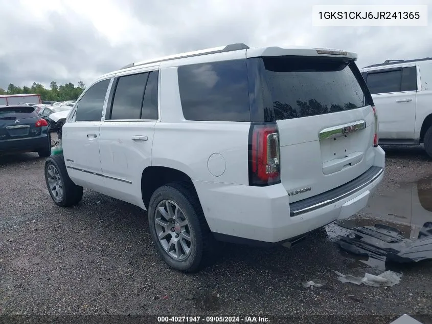 1GKS1CKJ6JR241365 2018 GMC Yukon Denali