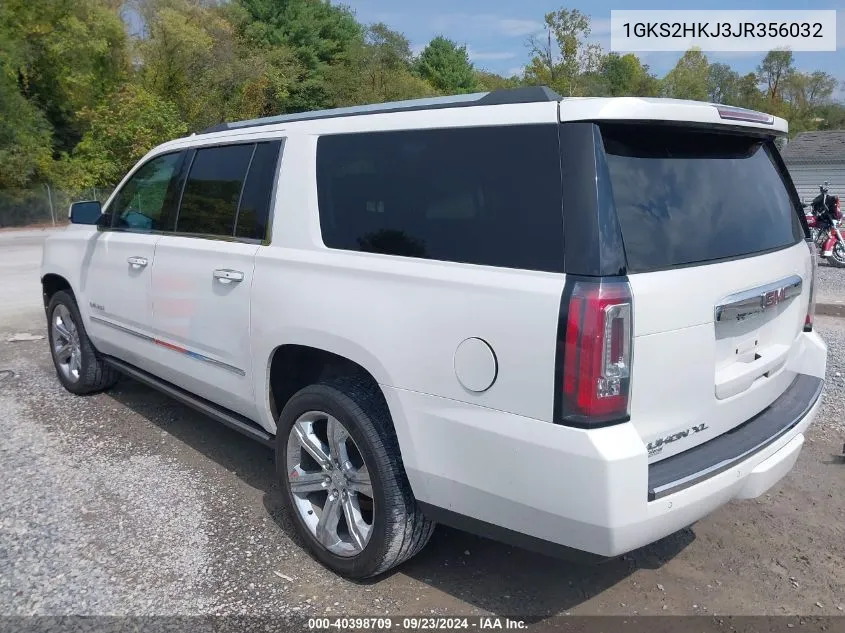 2018 GMC Yukon Xl Denali VIN: 1GKS2HKJ3JR356032 Lot: 40398709