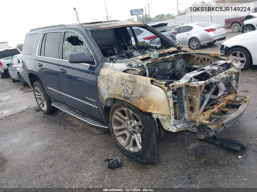1GKS1BKC5JR149224 2018 GMC Yukon Slt