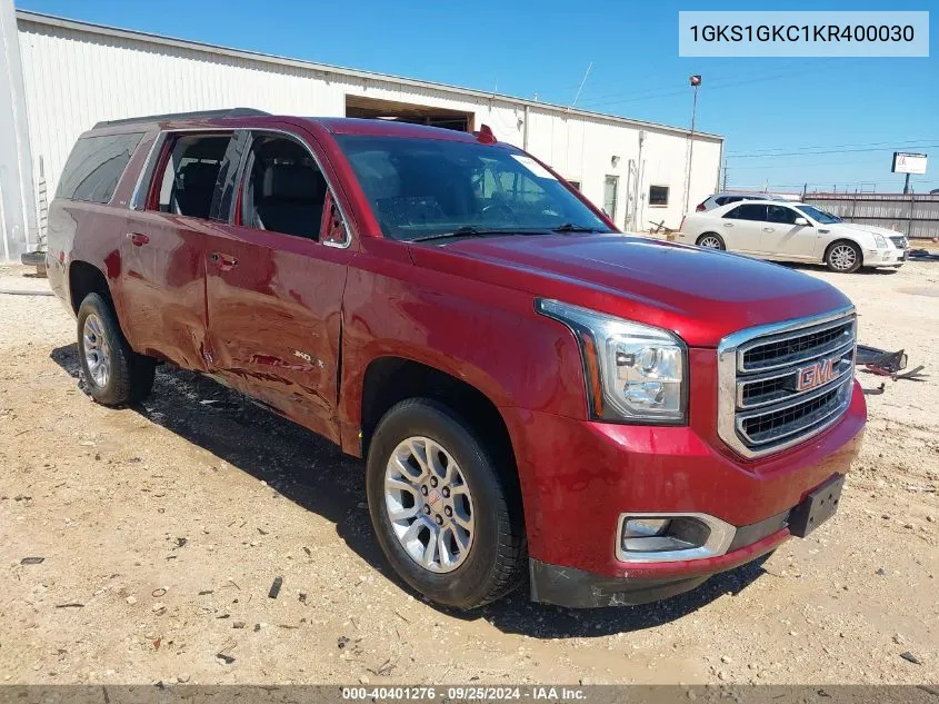 1GKS1GKC1KR400030 2019 GMC Yukon Xl Slt