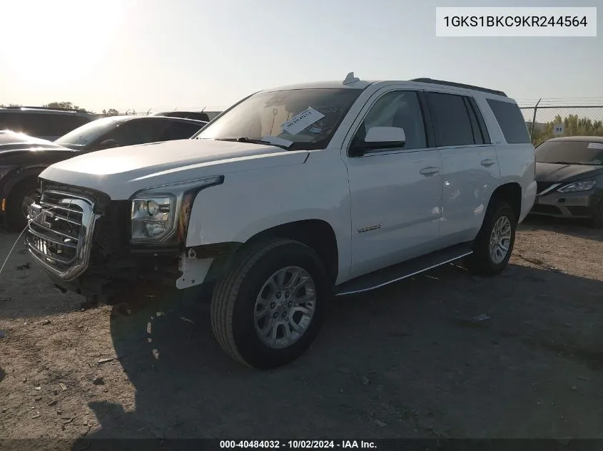 1GKS1BKC9KR244564 2019 GMC Yukon Slt