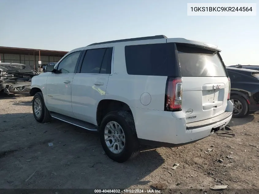 1GKS1BKC9KR244564 2019 GMC Yukon Slt