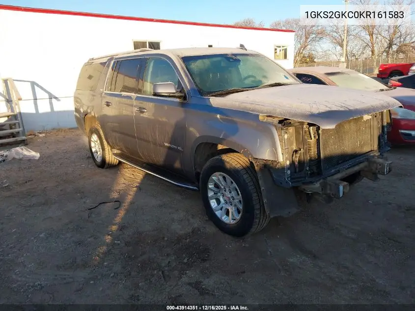 1GKS2GKC0KR161583 2019 GMC Yukon Xl Slt