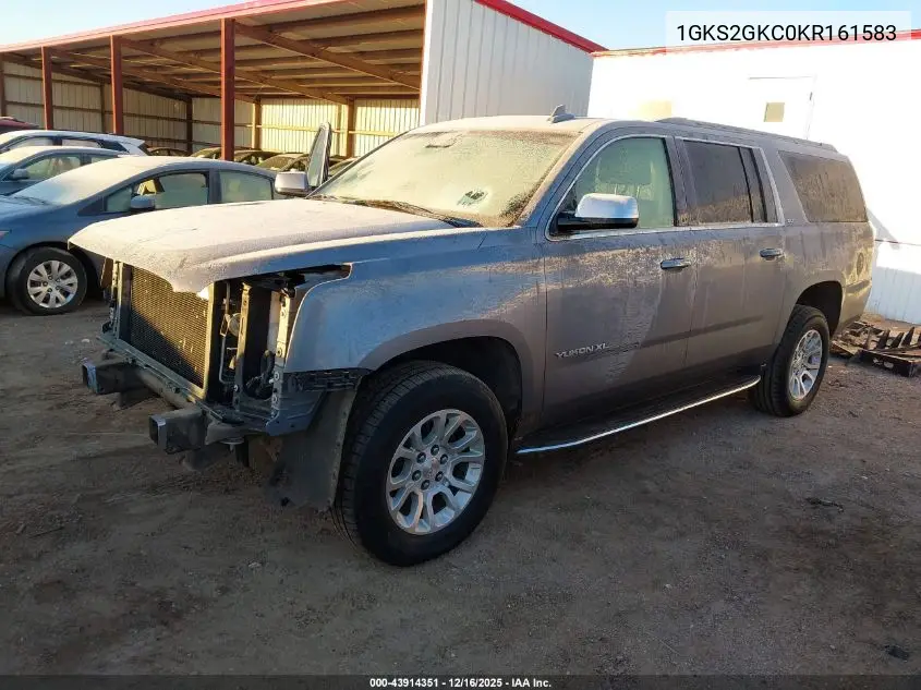 1GKS2GKC0KR161583 2019 GMC Yukon Xl Slt