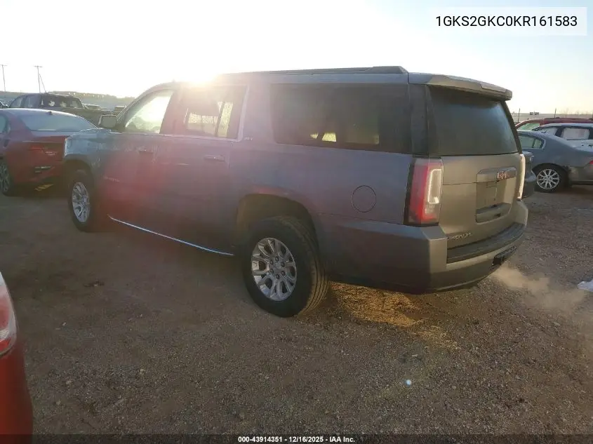 1GKS2GKC0KR161583 2019 GMC Yukon Xl Slt