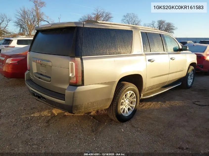 1GKS2GKC0KR161583 2019 GMC Yukon Xl Slt