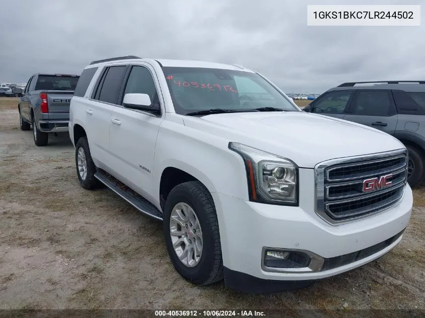 1GKS1BKC7LR244502 2020 GMC Yukon 2Wd Slt