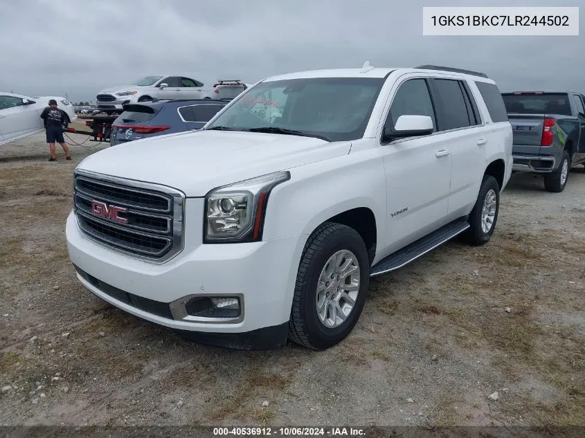 1GKS1BKC7LR244502 2020 GMC Yukon 2Wd Slt