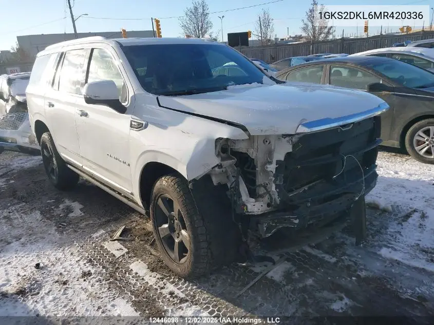 1GKS2DKL6MR420336 2021 GMC Yukon