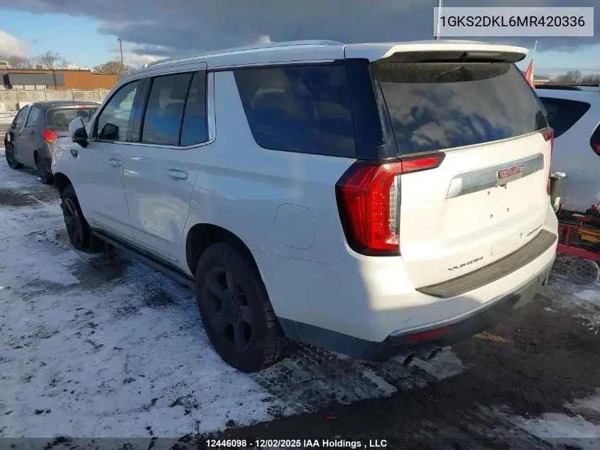 1GKS2DKL6MR420336 2021 GMC Yukon