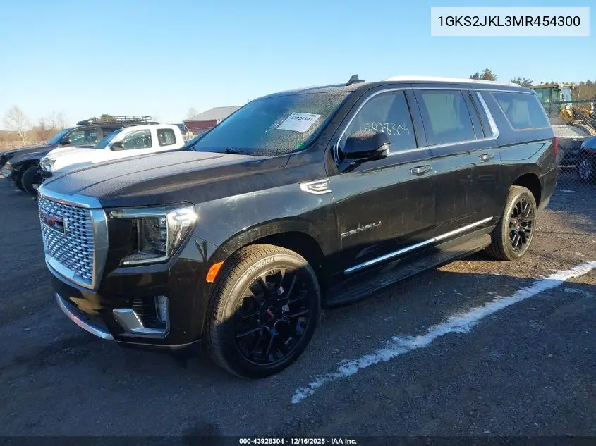 1GKS2JKL3MR454300 2021 GMC Yukon Xl 4Wd Denali
