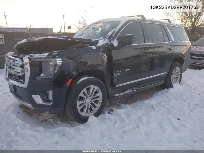 1GKS2BKD2PR201763 2023 GMC Yukon 4Wd Slt