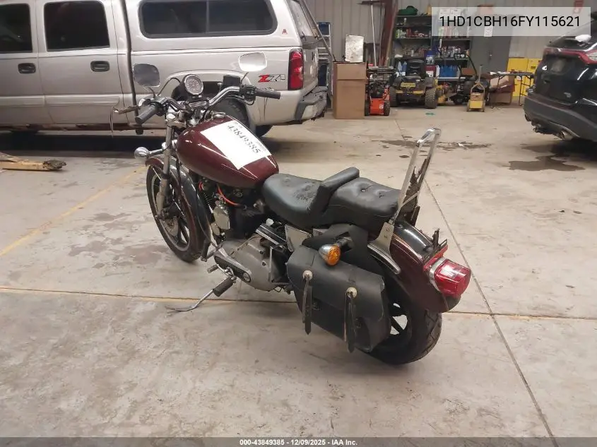 1HD1CBH16FY115621 1985 Harley-Davidson Xls