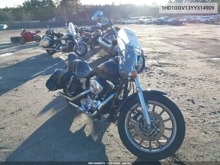 1HD1GGV13YY314909 2000 Harley-Davidson Fxds Convertible