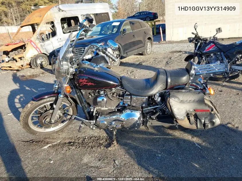 1HD1GGV13YY314909 2000 Harley-Davidson Fxds Convertible