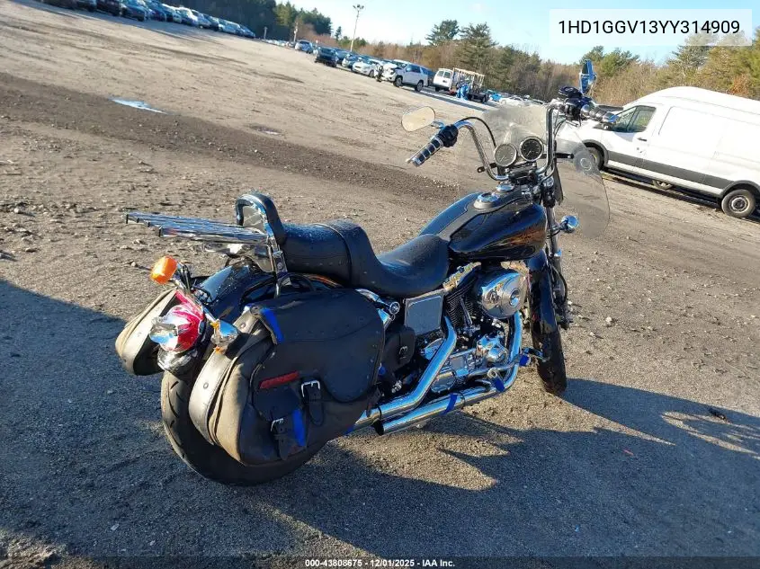 1HD1GGV13YY314909 2000 Harley-Davidson Fxds Convertible