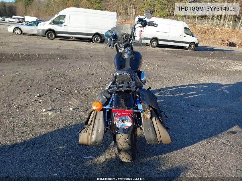 1HD1GGV13YY314909 2000 Harley-Davidson Fxds Convertible
