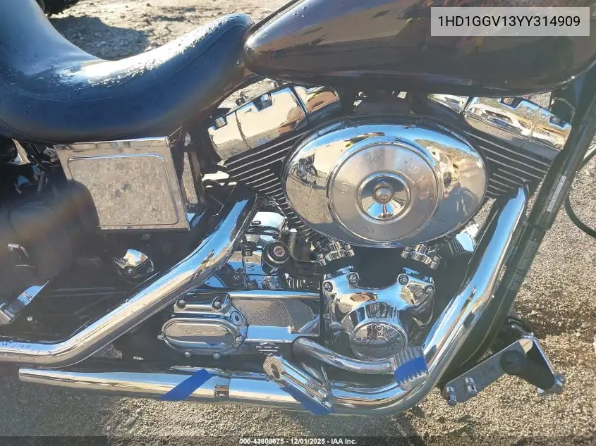 1HD1GGV13YY314909 2000 Harley-Davidson Fxds Convertible