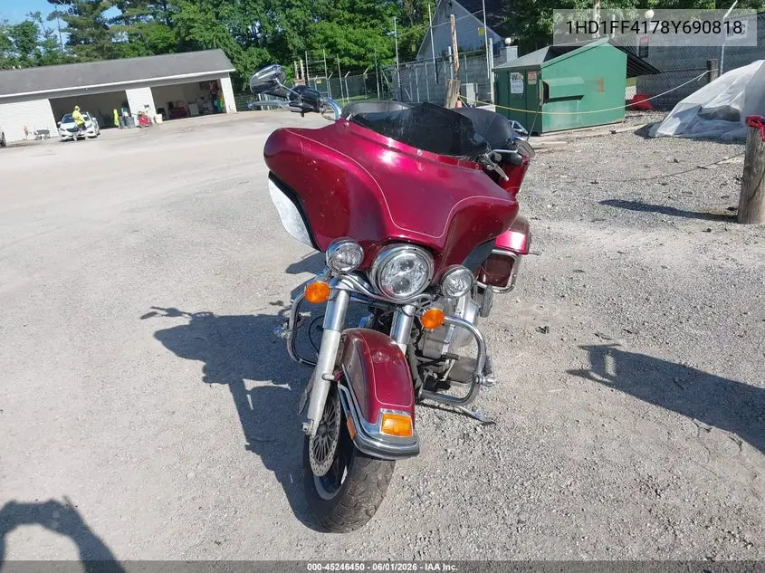 2008 Harley-Davidson Flht Classic VIN: 1HD1FF4178Y690818 Lot: 45246450