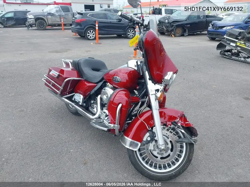 2009 Harley-Davidson Flhtcu VIN: 5HD1FC41X9Y669132 Lot: 12628004