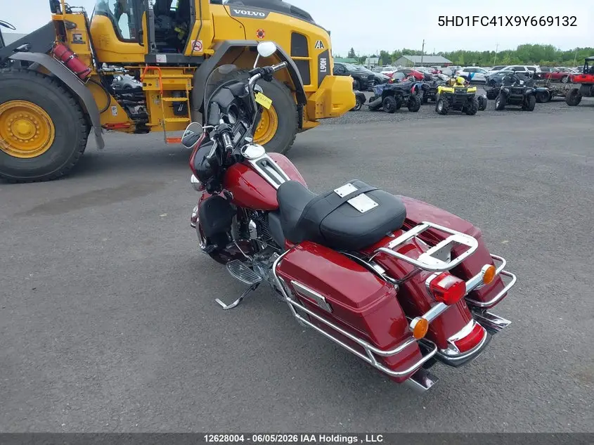 2009 Harley-Davidson Flhtcu VIN: 5HD1FC41X9Y669132 Lot: 12628004