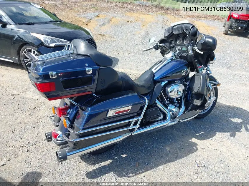 2012 Harley-Davidson Flhtcu Ultra Classic Electra Gld VIN: 1HD1FCM31CB630299 Lot: 45000301