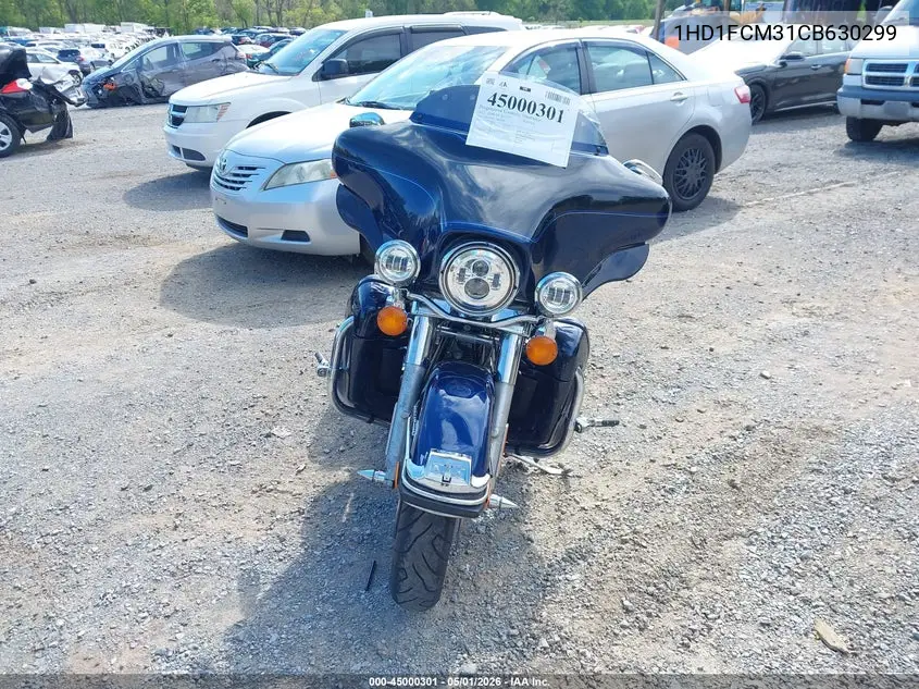 2012 Harley-Davidson Flhtcu Ultra Classic Electra Gld VIN: 1HD1FCM31CB630299 Lot: 45000301