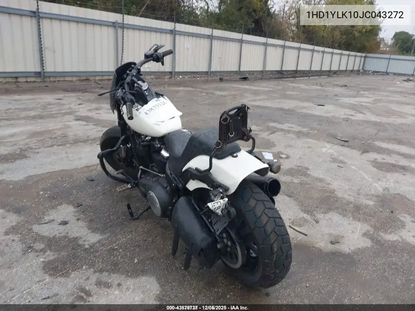1HD1YLK10JC043272 2018 Harley-Davidson Fxfbs Fat Bob 114