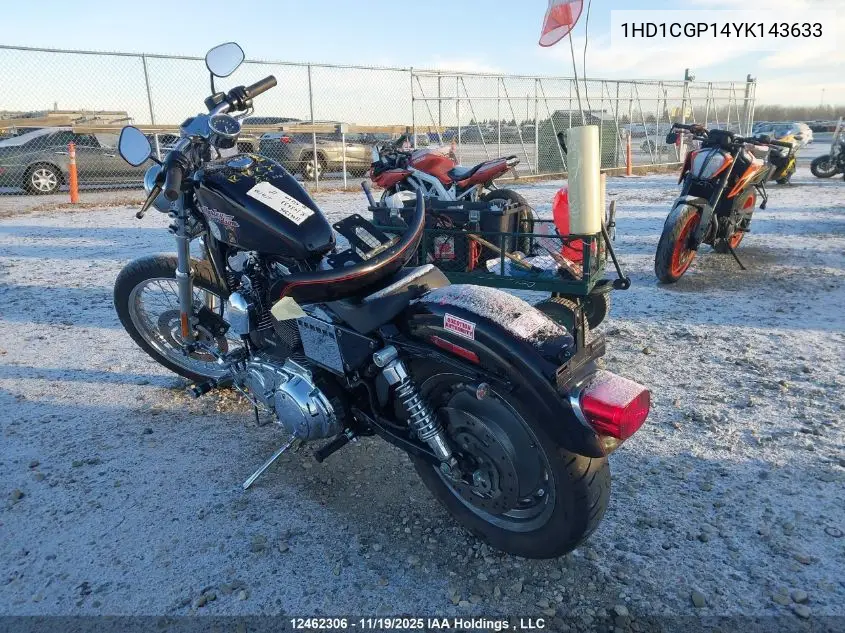 1HD1CGP14YK143633 2000 Harley-Davidson Xl1200 C