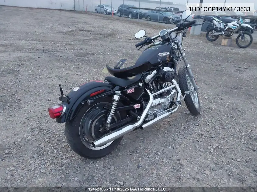 1HD1CGP14YK143633 2000 Harley-Davidson Xl1200 C