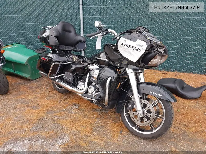 2022 Harley-Davidson Fltrk VIN: 1HD1KZF17NB603704 Lot: 44955385