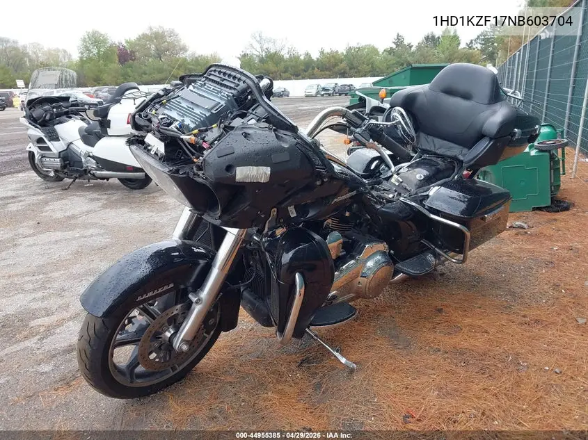 2022 Harley-Davidson Fltrk VIN: 1HD1KZF17NB603704 Lot: 44955385