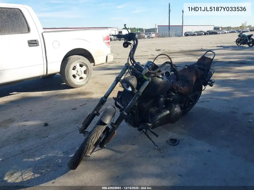 1HD1JL5187Y033536 2007 Harley-Davidson Fxst Custom
