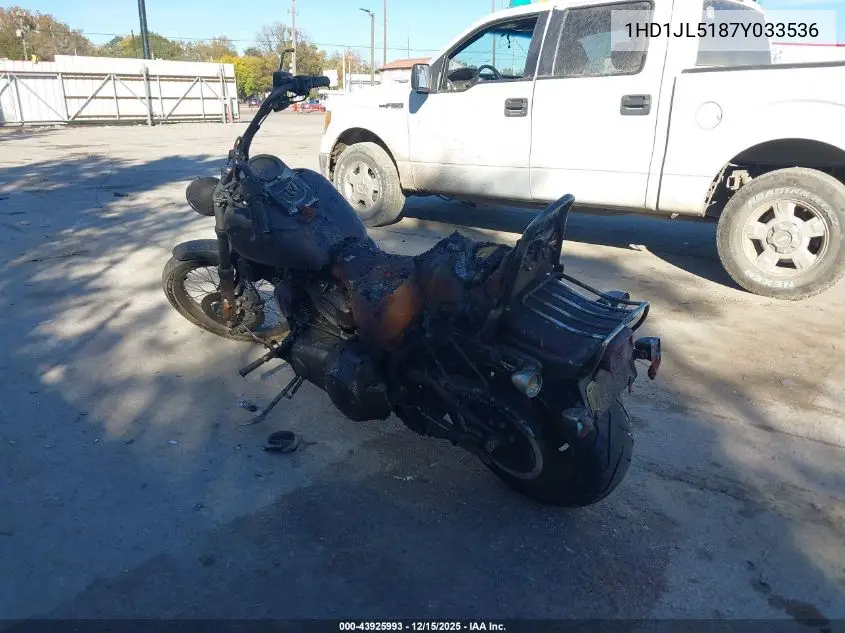 1HD1JL5187Y033536 2007 Harley-Davidson Fxst Custom