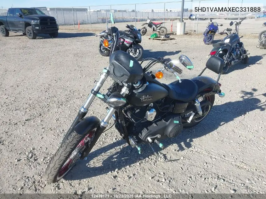 5HD1VAMAXEC331888 2014 Harley-Davidson Fxdbp Dyna Street Bob