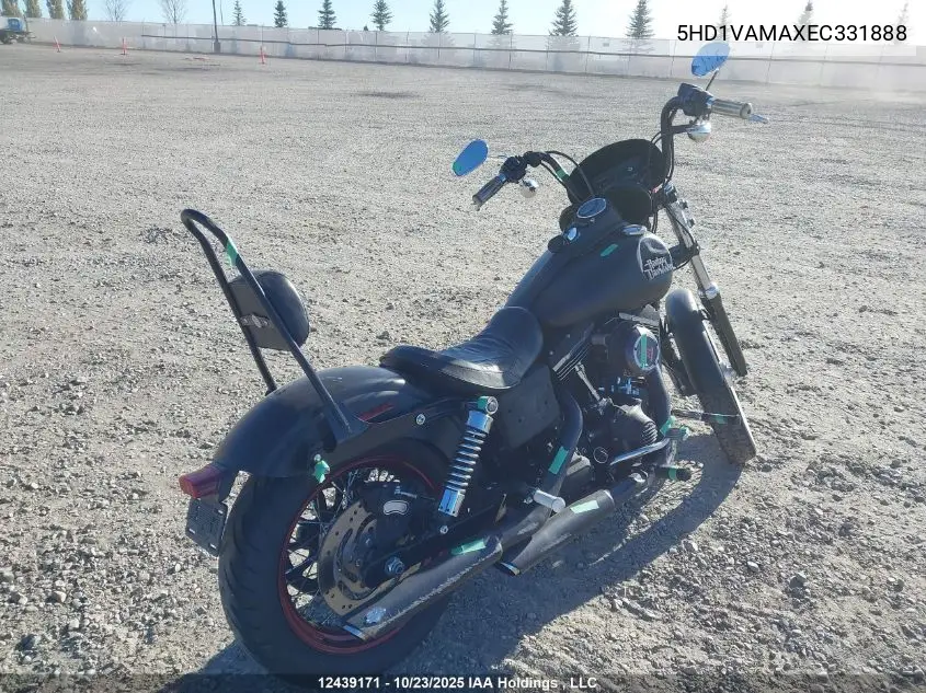 5HD1VAMAXEC331888 2014 Harley-Davidson Fxdbp Dyna Street Bob