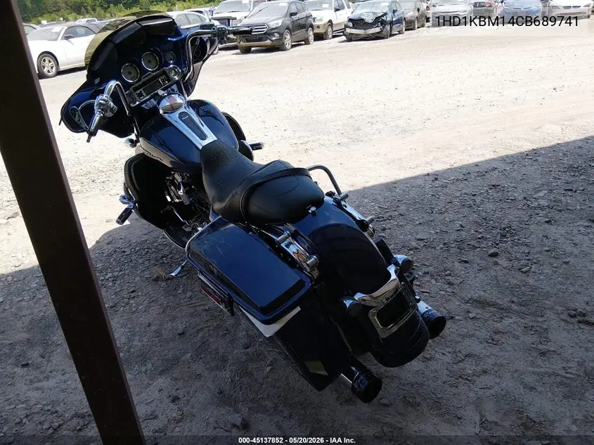 2012 Harley-Davidson Flhx Street Glide VIN: 1HD1KBM14CB689741 Lot: 45137852