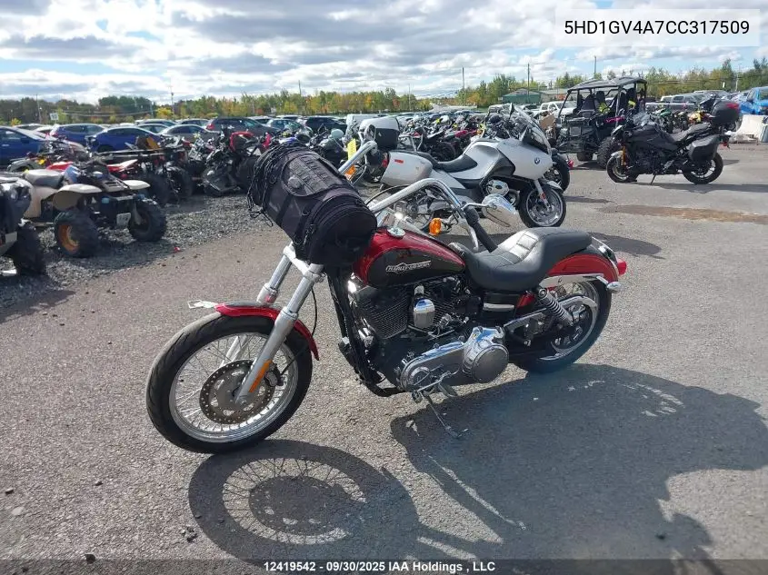 5HD1GV4A7CC317509 2012 Harley-Davidson Fxdc Dyna Super Glide