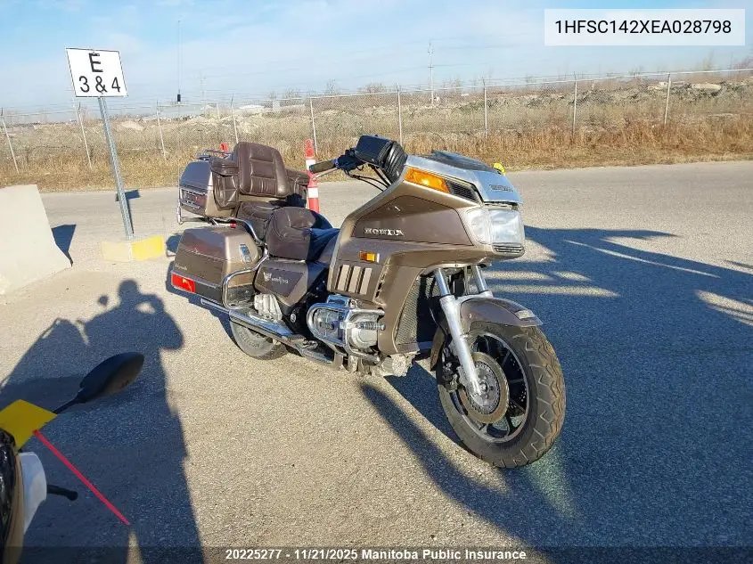 1HFSC142XEA028798 1984 Honda Gl1200 Aspencade