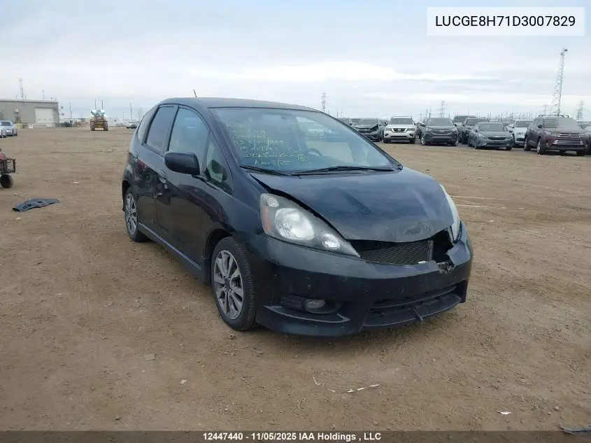 LUCGE8H71D3007829 2013 Honda Fit Sport 5Dr