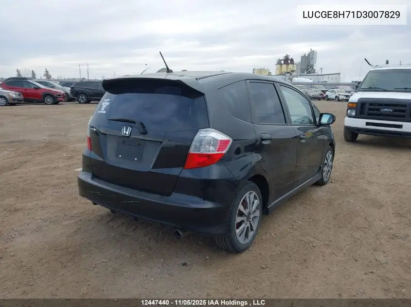 LUCGE8H71D3007829 2013 Honda Fit Sport 5Dr