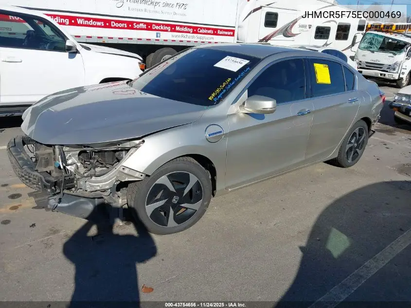 JHMCR5F75EC000469 2014 Honda Accord Plug-In Hybrid