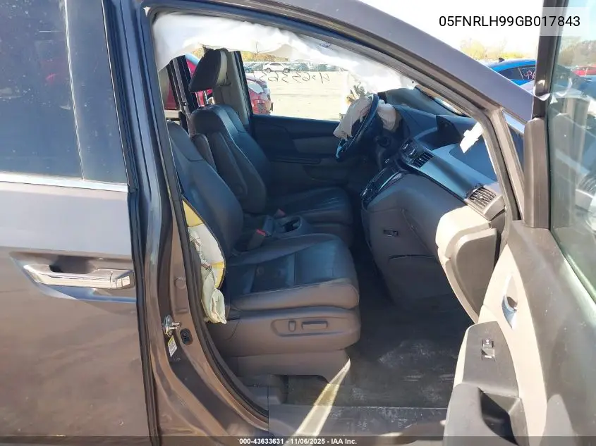 5FNRLH99GB017843 2016 Honda Odessey
