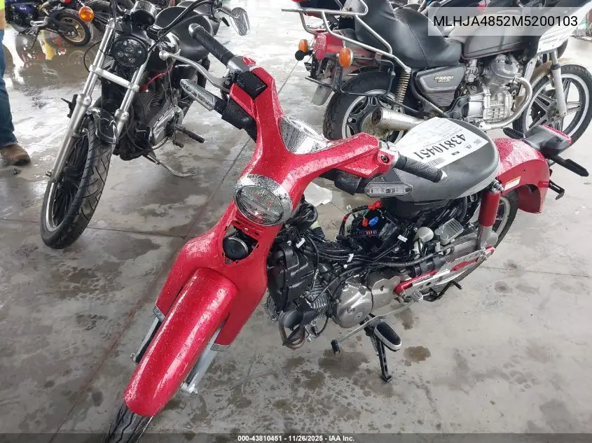 MLHJA4852M5200103 2021 Honda C125 A