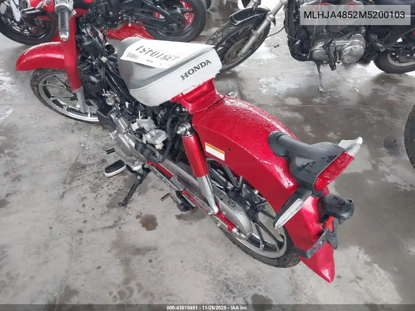 MLHJA4852M5200103 2021 Honda C125 A