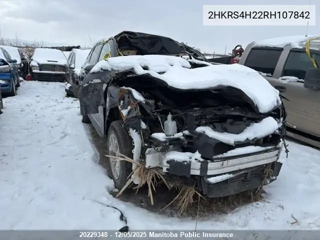 2HKRS4H22RH107842 2024 Honda Cr-V Lx-B