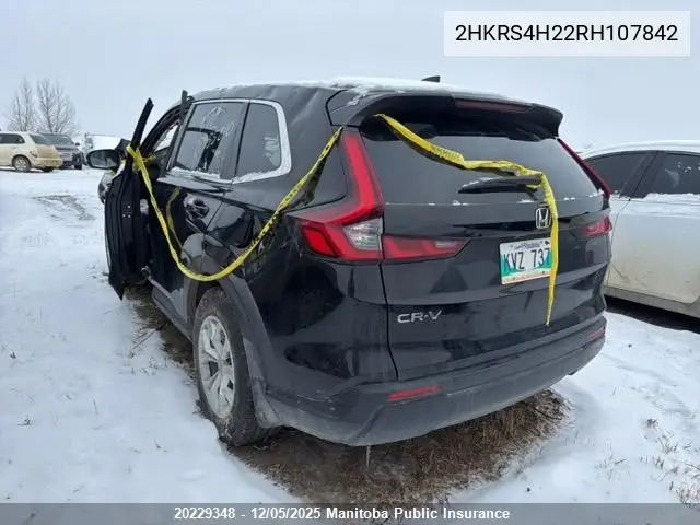 2HKRS4H22RH107842 2024 Honda Cr-V Lx-B