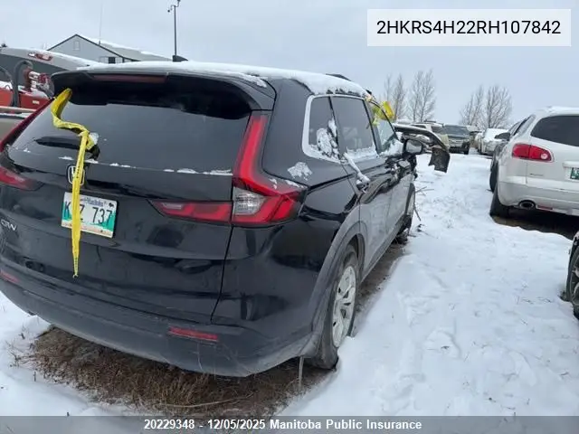 2HKRS4H22RH107842 2024 Honda Cr-V Lx-B