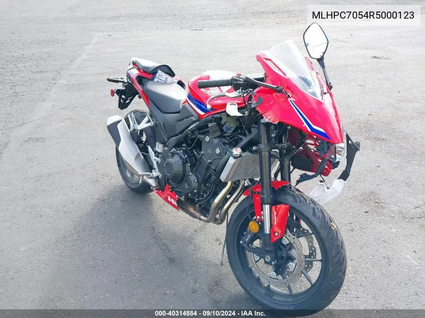 MLHPC7054R5000123 2024 Honda Cbr500 Ra